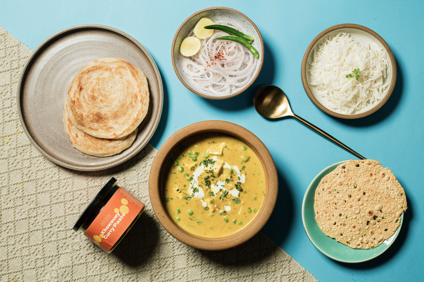 Paneer and Green Peas Curry